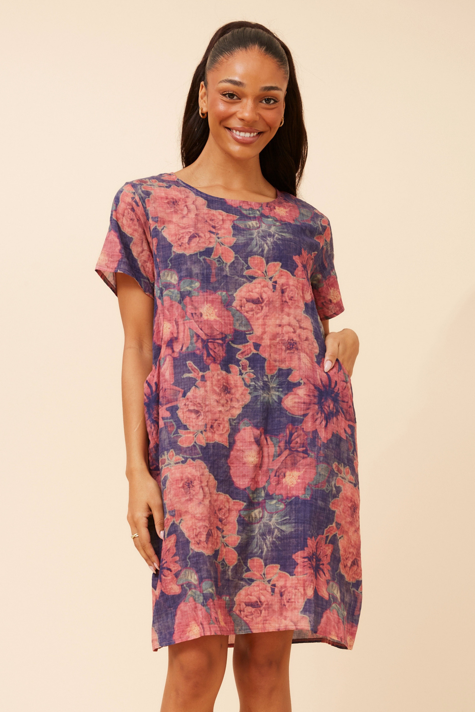VINE FLORAL DRESS