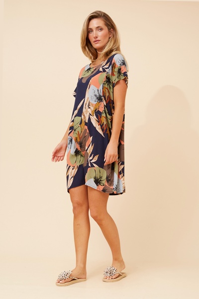 VINE FLORAL DRESS