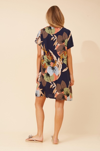 VINE FLORAL DRESS