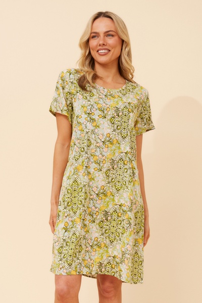 VINE FLORAL DRESS