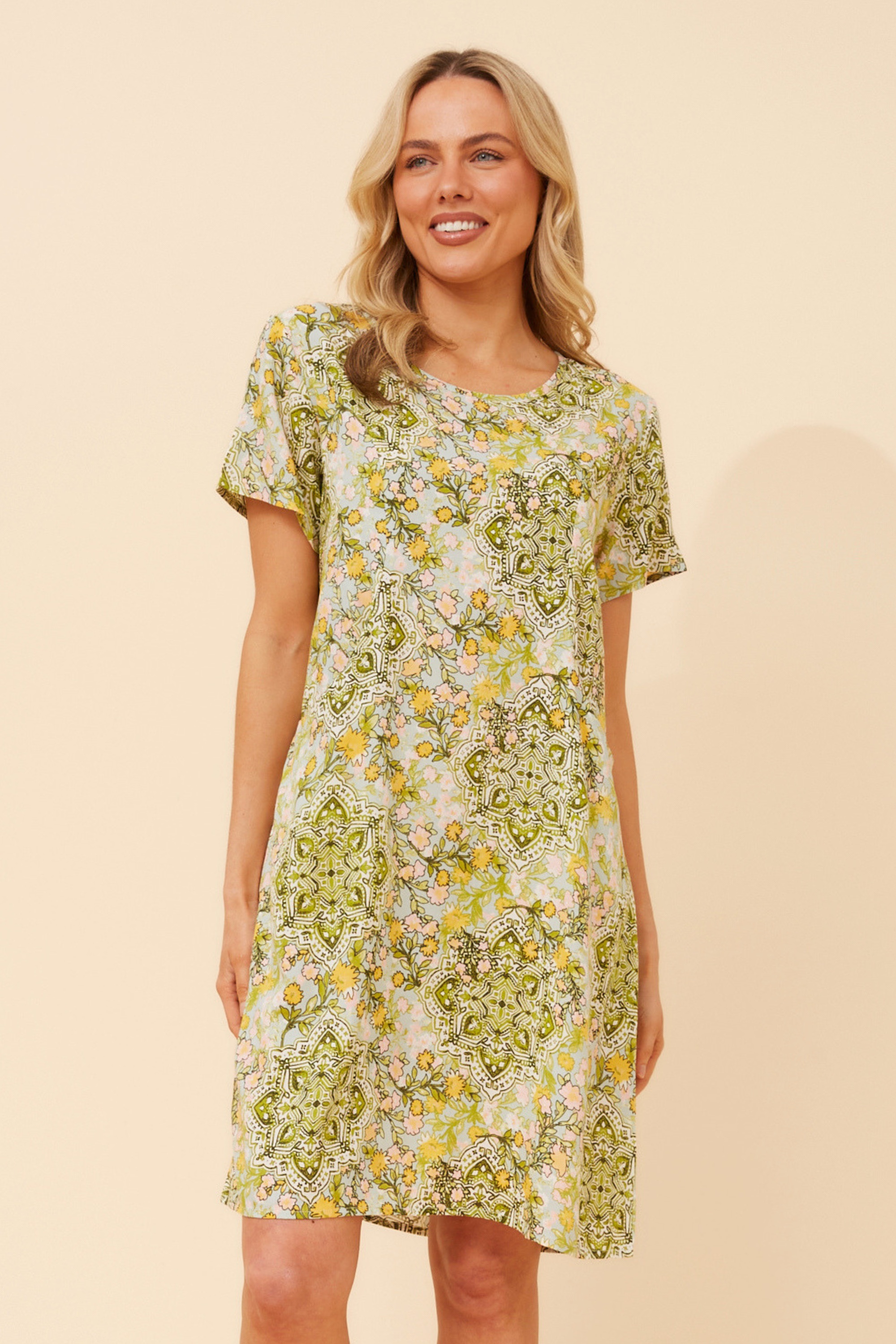 VINE FLORAL DRESS