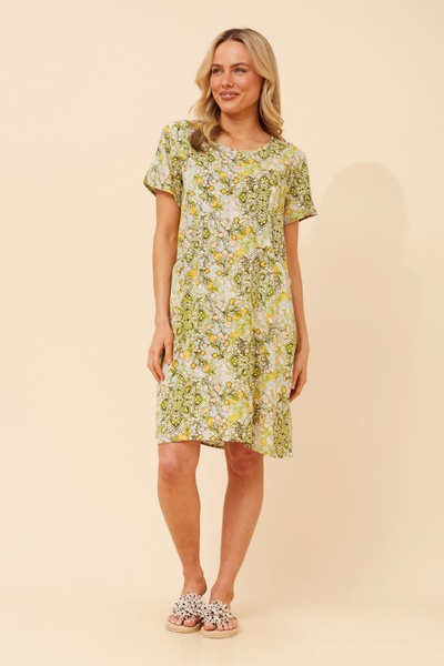VINE FLORAL DRESS