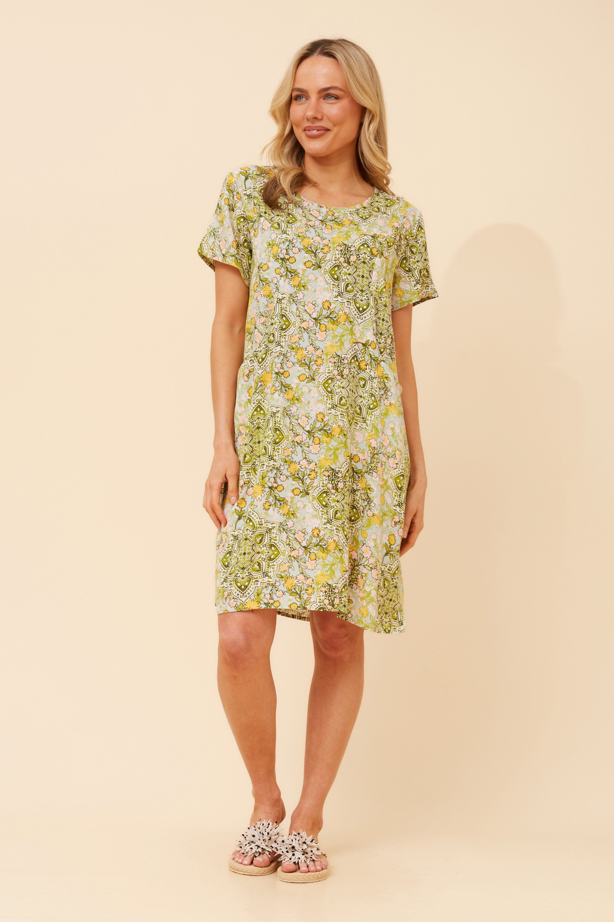 VINE FLORAL DRESS