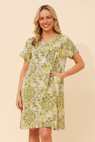VINE FLORAL DRESS