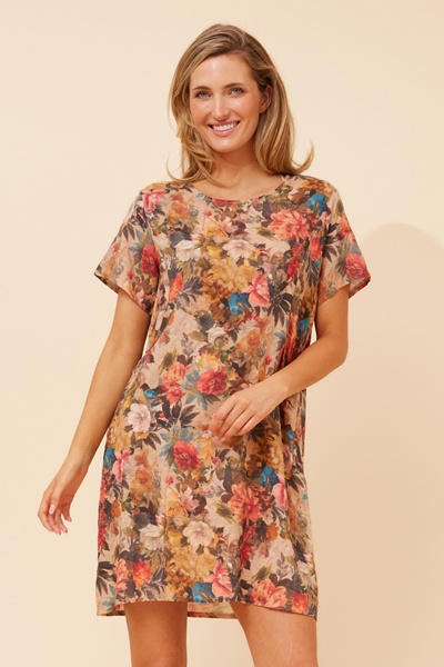VINE FLORAL DRESS