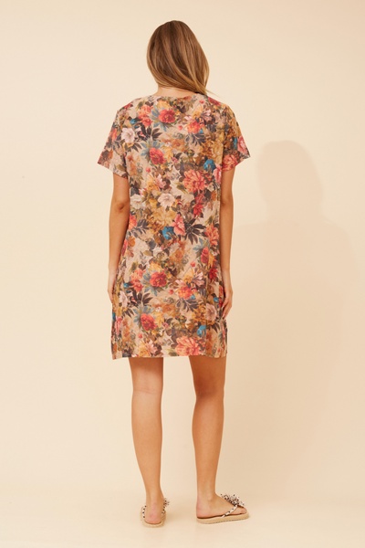 VINE FLORAL DRESS