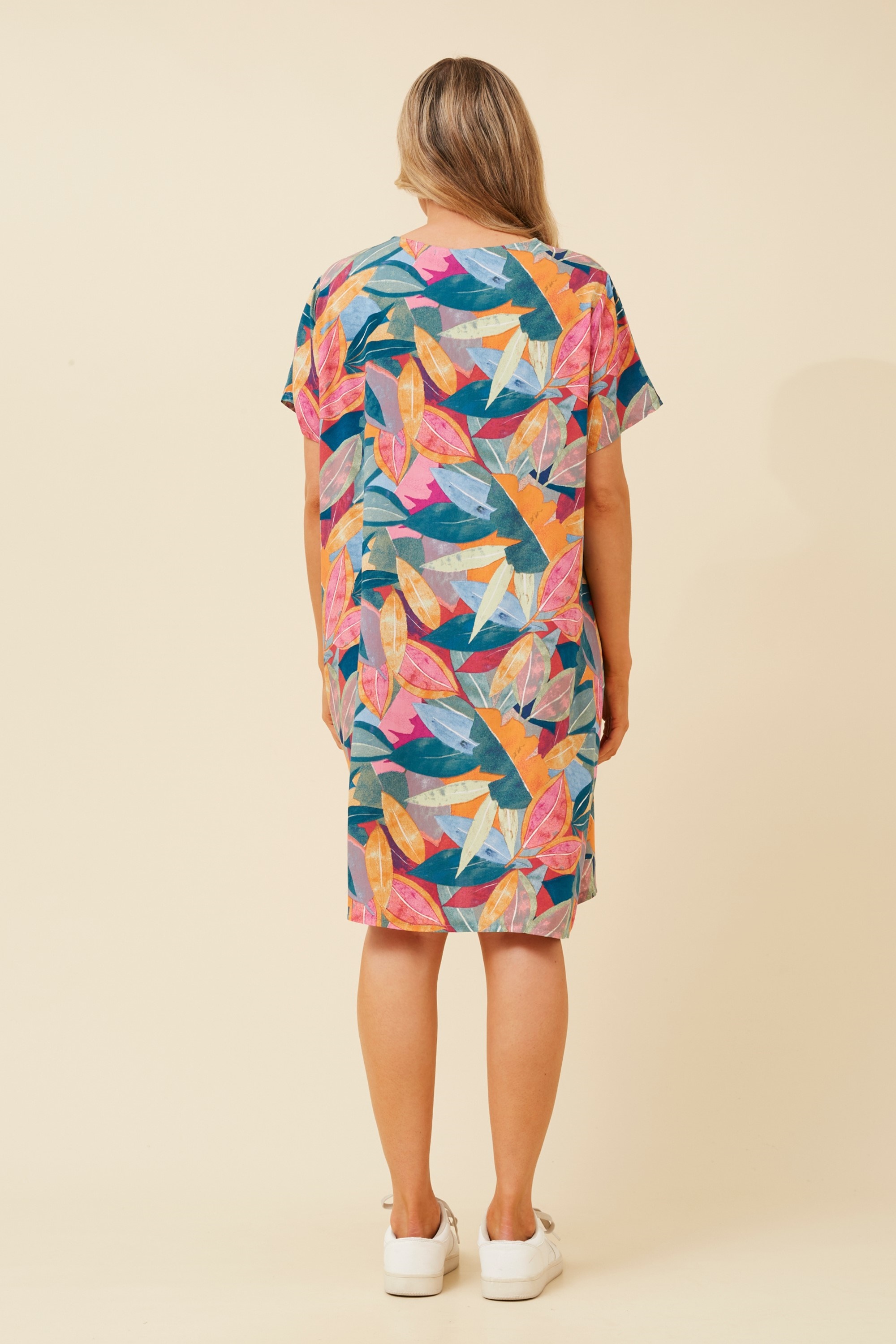 VINE LEAF PRINT DRESS