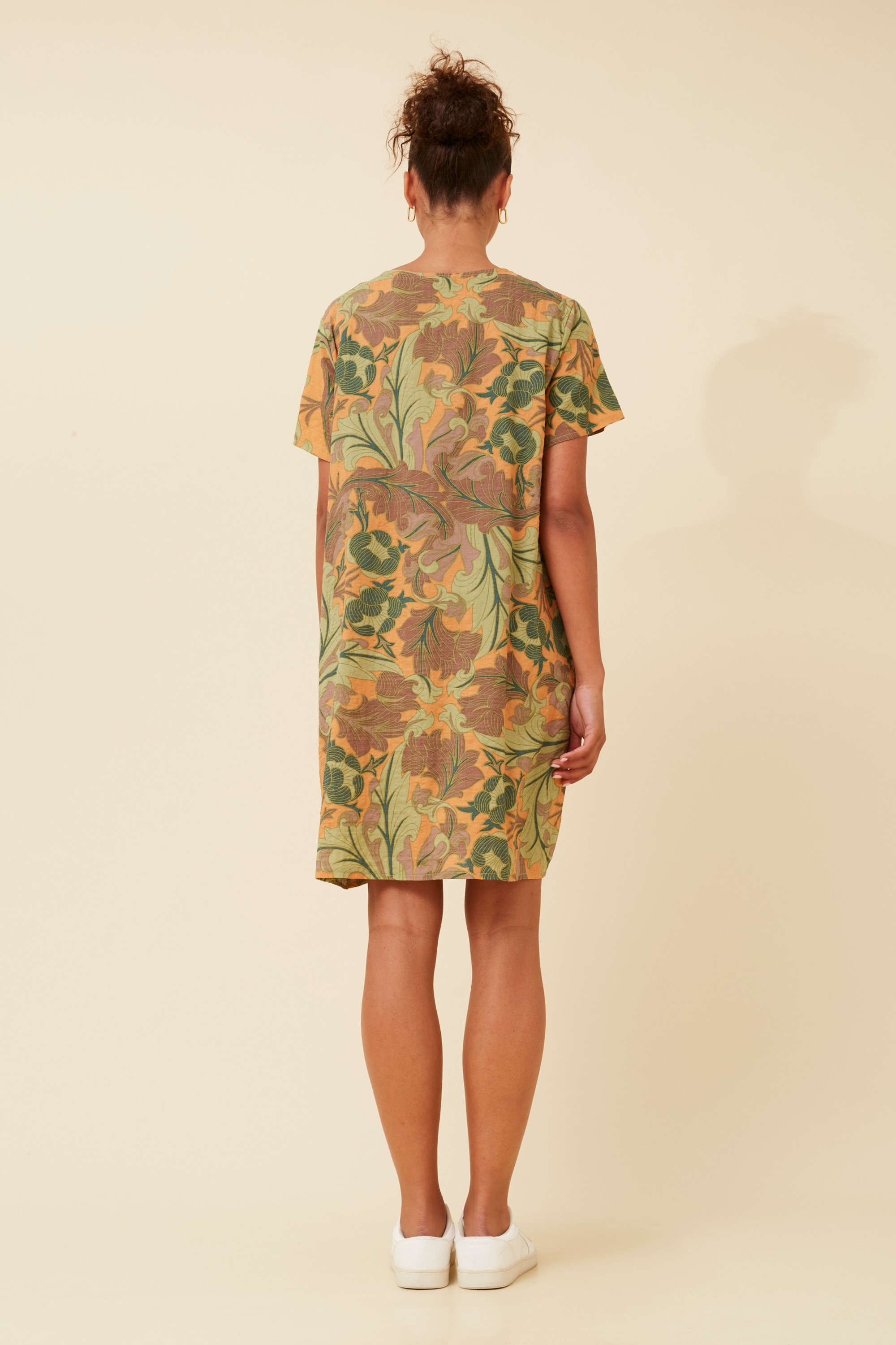 VINE LEAF PRINT DRESS