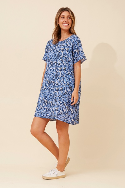 VINE LEAF PRINT DRESS