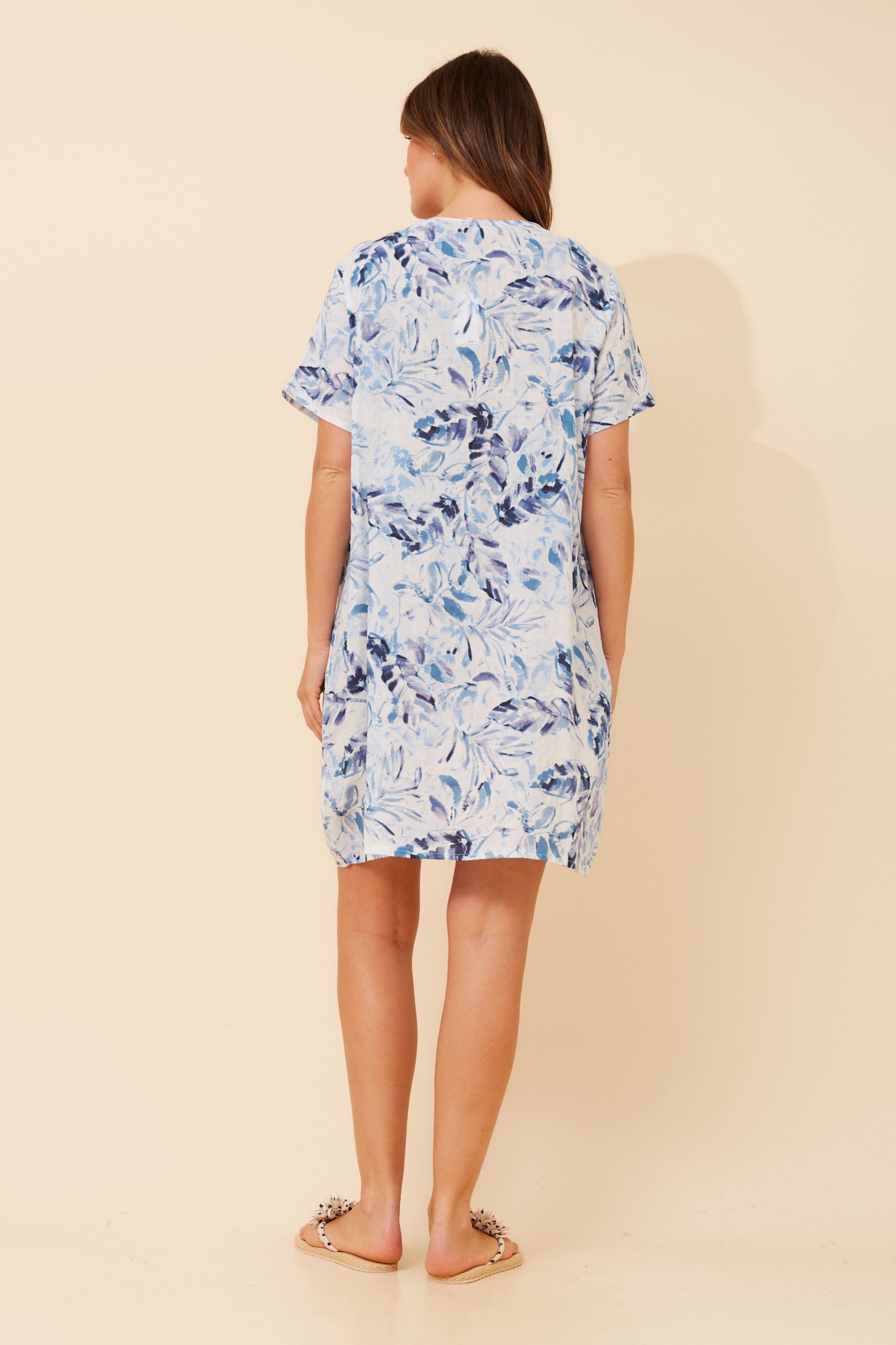 VINE LEAF PRINT DRESS