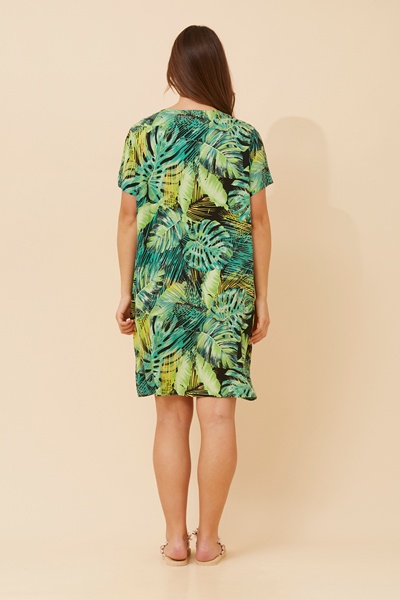 VINE TROPICAL SHIFT DRESS