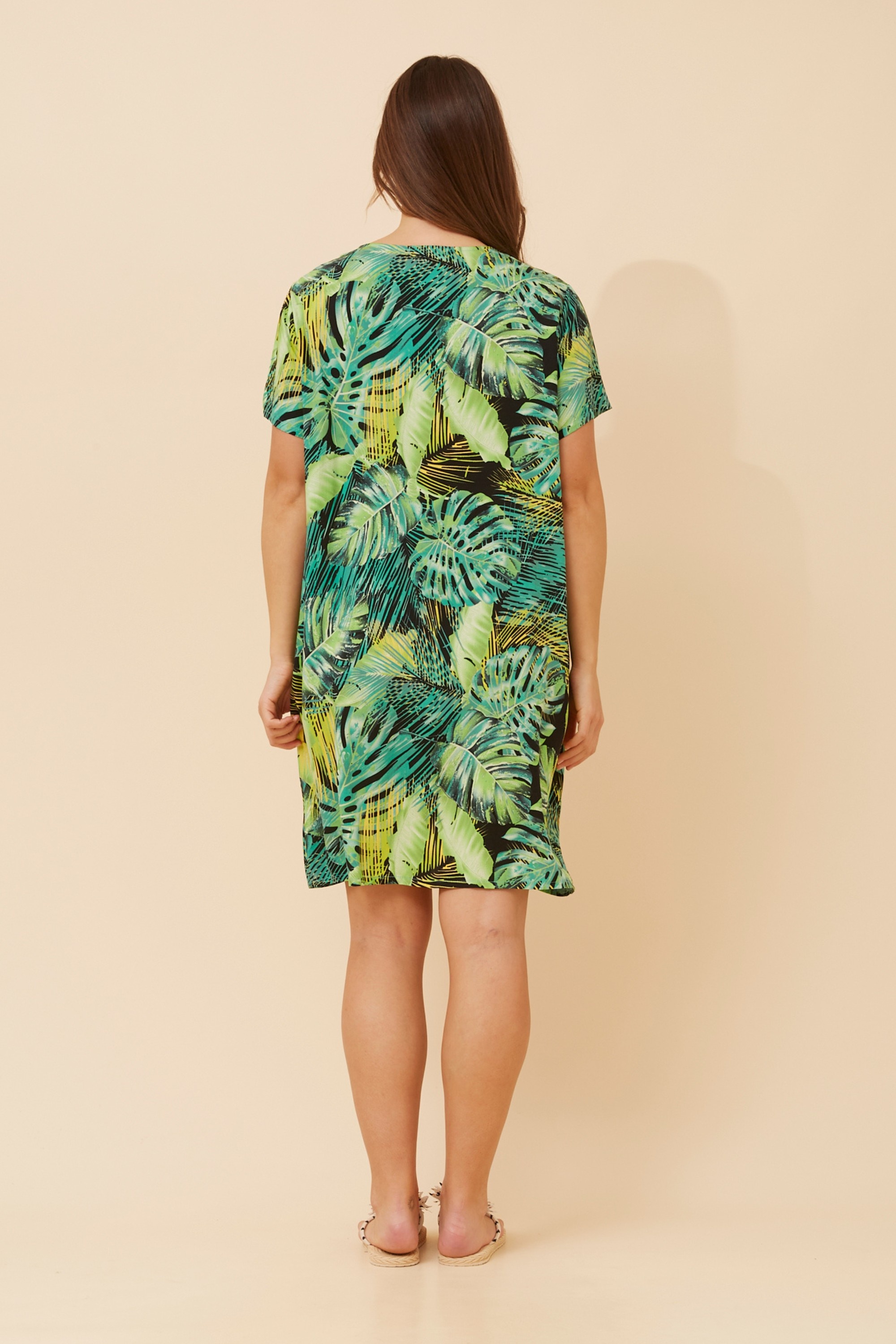 VINE TROPICAL SHIFT DRESS