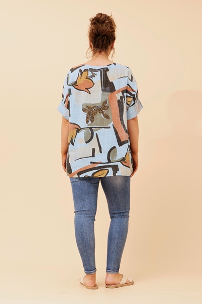 VIRDIS ABSTRACT PRINT TOP