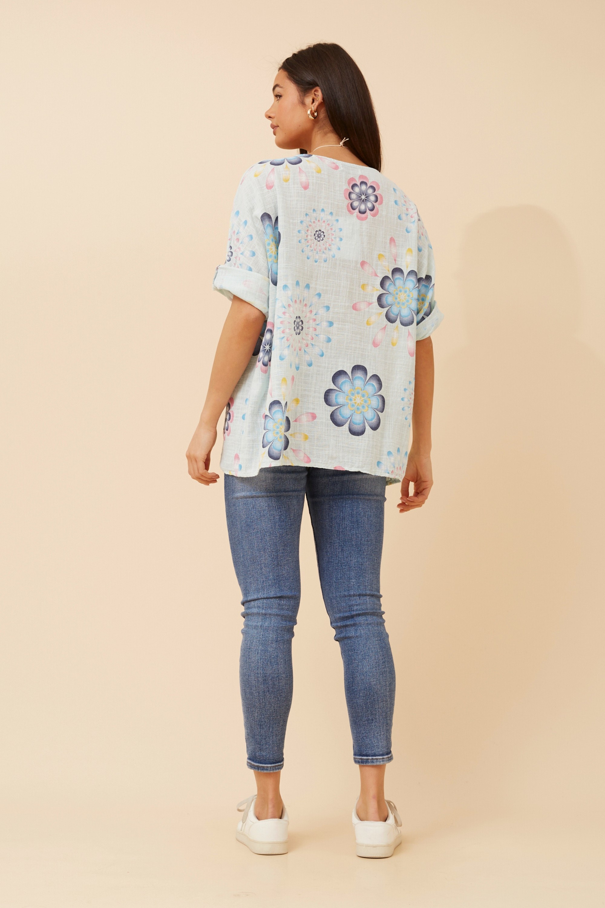 VIRDIS FLORAL PRINT TOP