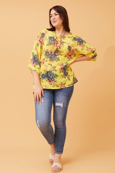 VIRDIS FLORAL TOP