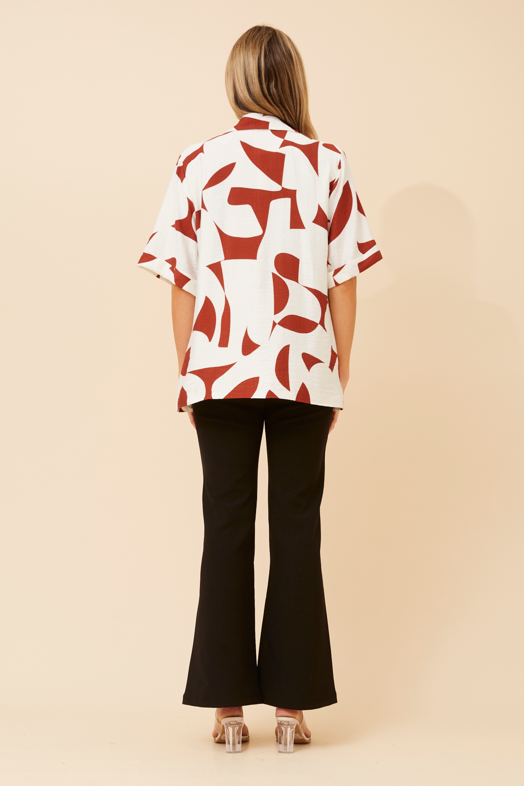 VIVETTE ABSTRACT PRINT JACKET