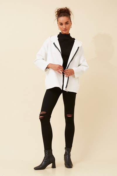 VIVIA FOIL PRINT JACKET