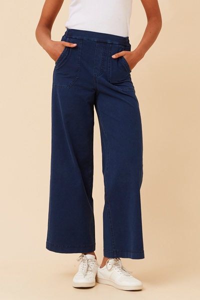VIVICA WIDE LEG DENIM PANTS