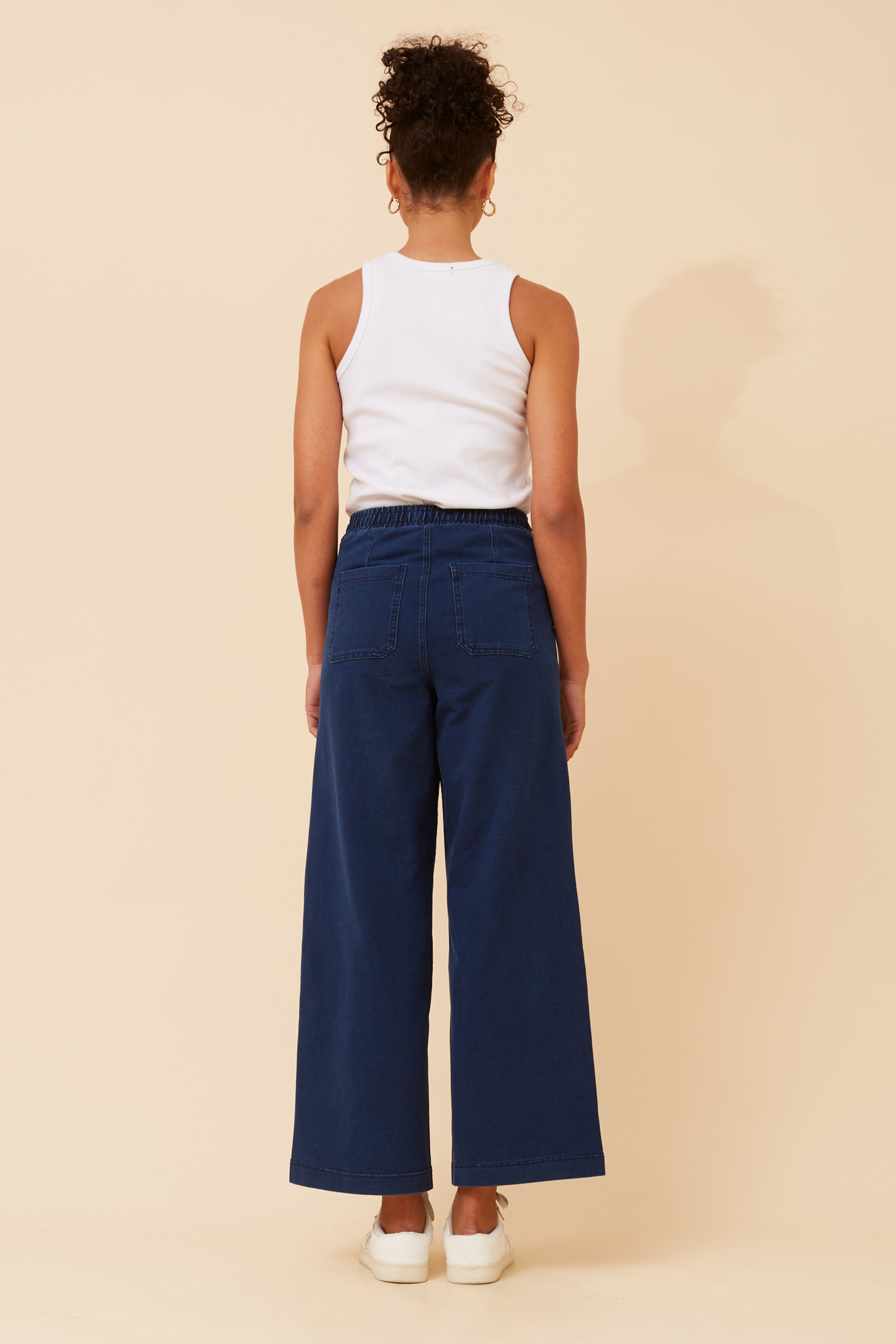 VIVICA WIDE LEG DENIM PANTS