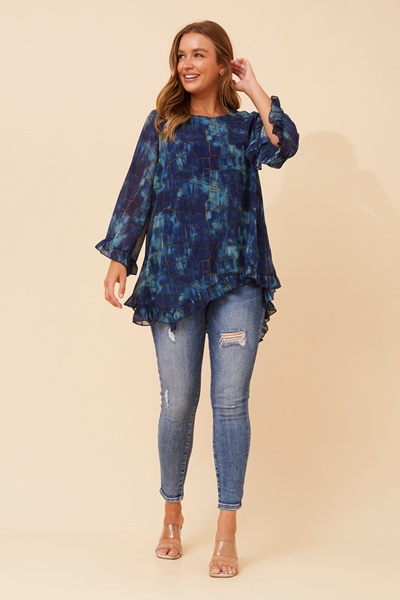 WANDIN ABSTRACT PRINT TOP