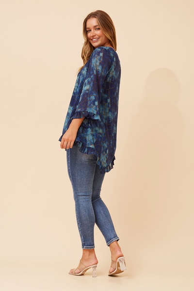 WANDIN ABSTRACT PRINT TOP