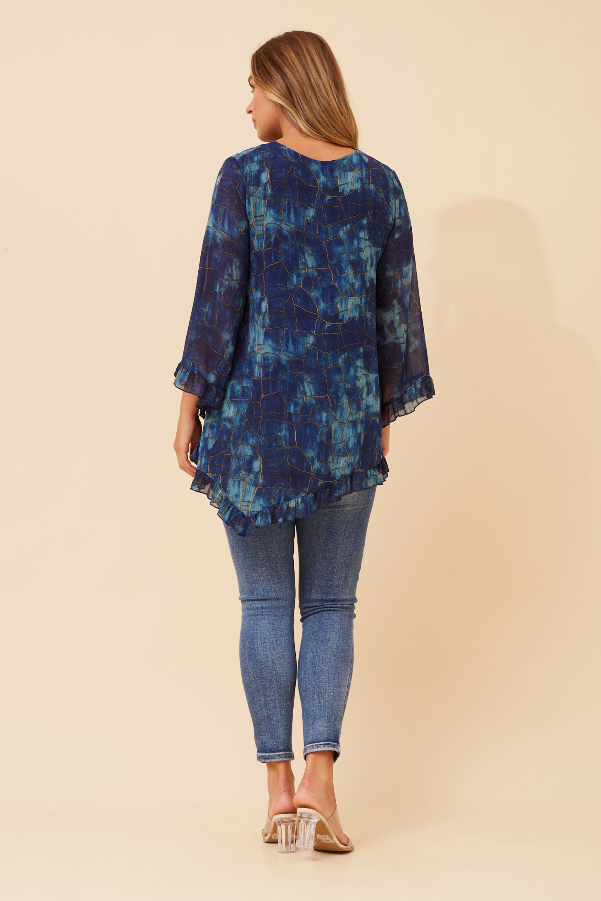 WANDIN ABSTRACT PRINT TOP