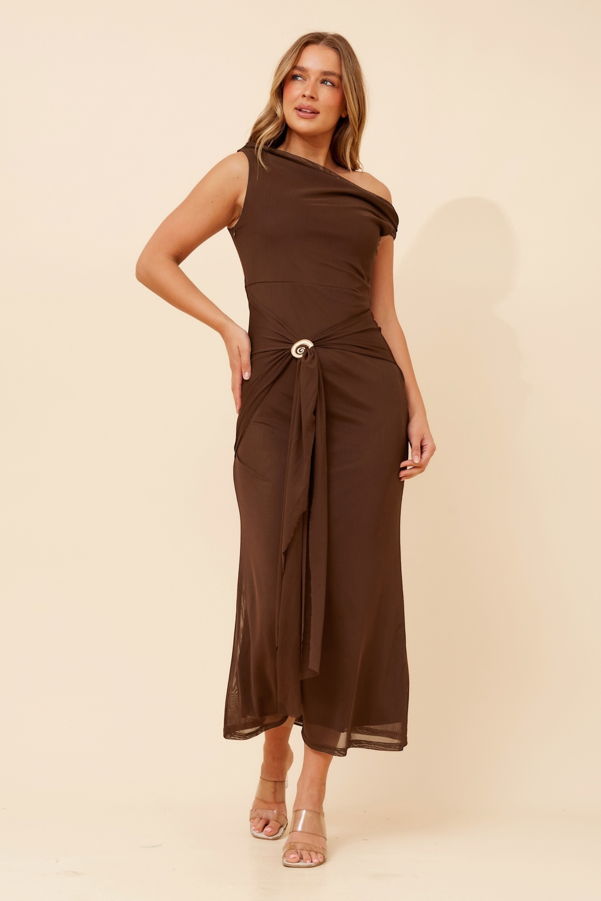 WAYLYN SOLID MAXI DRESS
