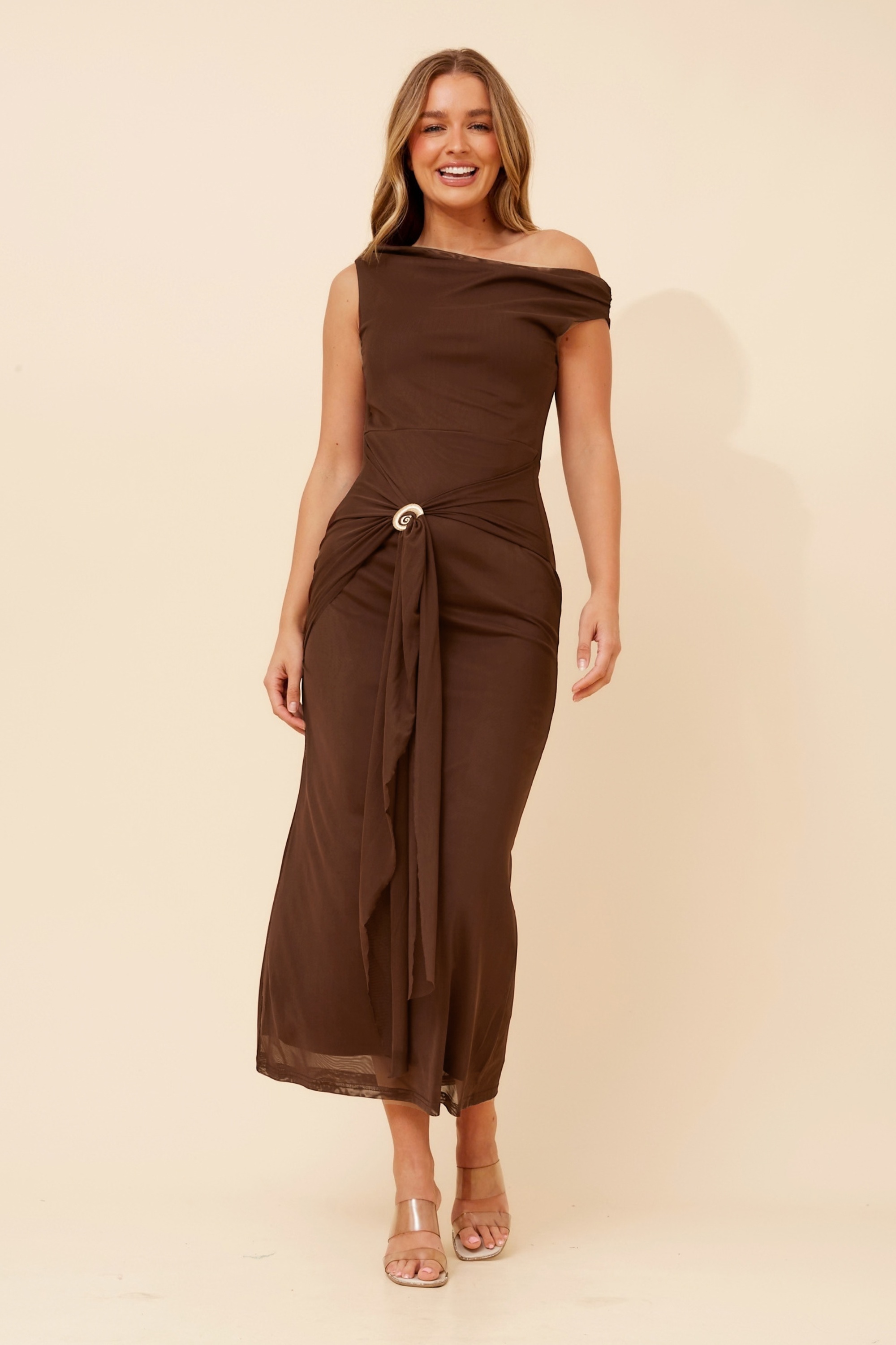 WAYLYN SOLID MAXI DRESS