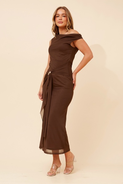 WAYLYN SOLID MAXI DRESS