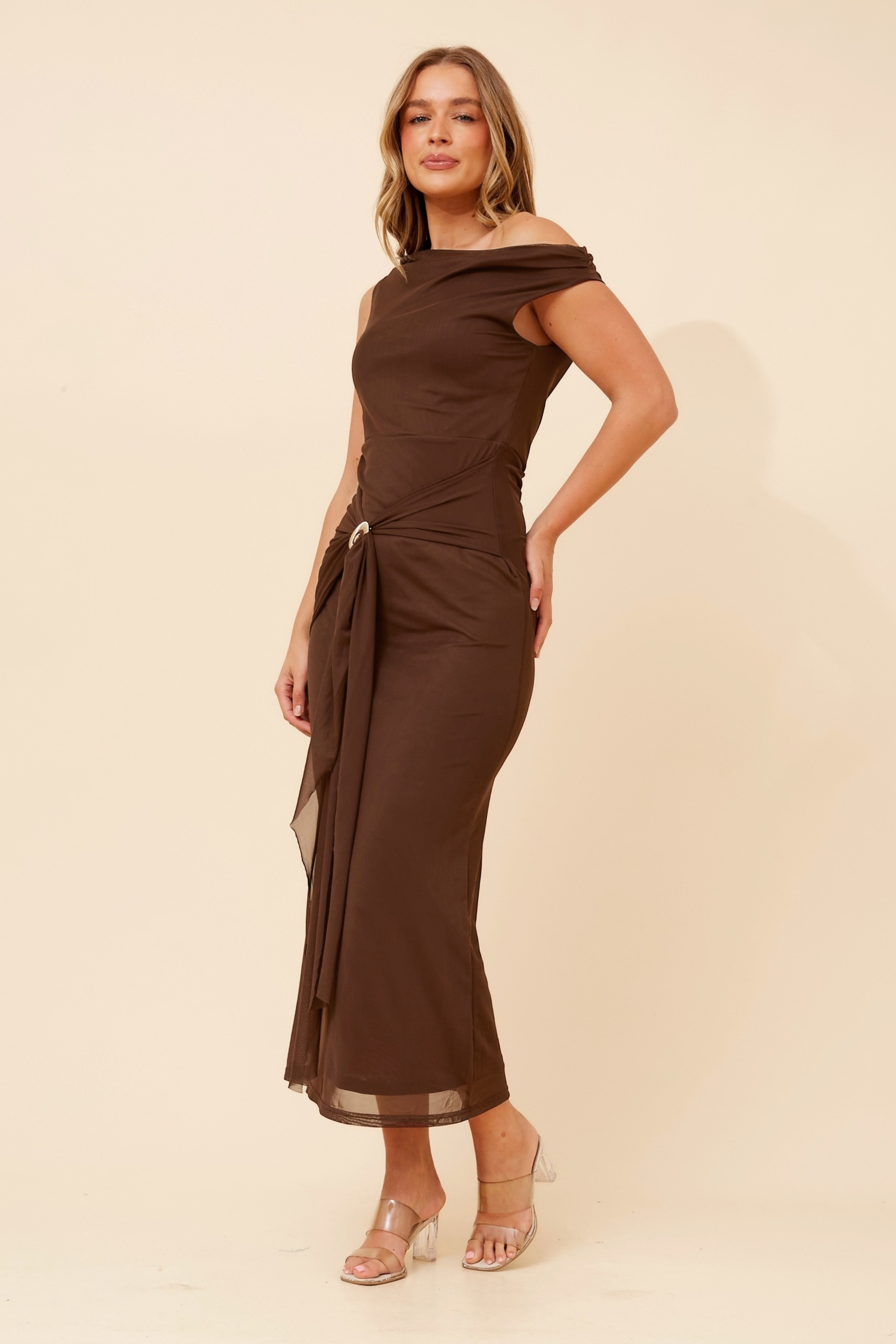 WAYLYN SOLID MAXI DRESS