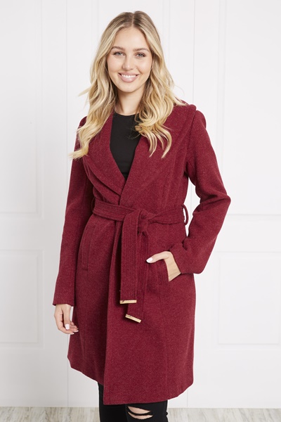 WIDE COLLAR TRENCH COAT