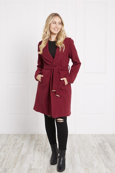 WIDE COLLAR TRENCH COAT