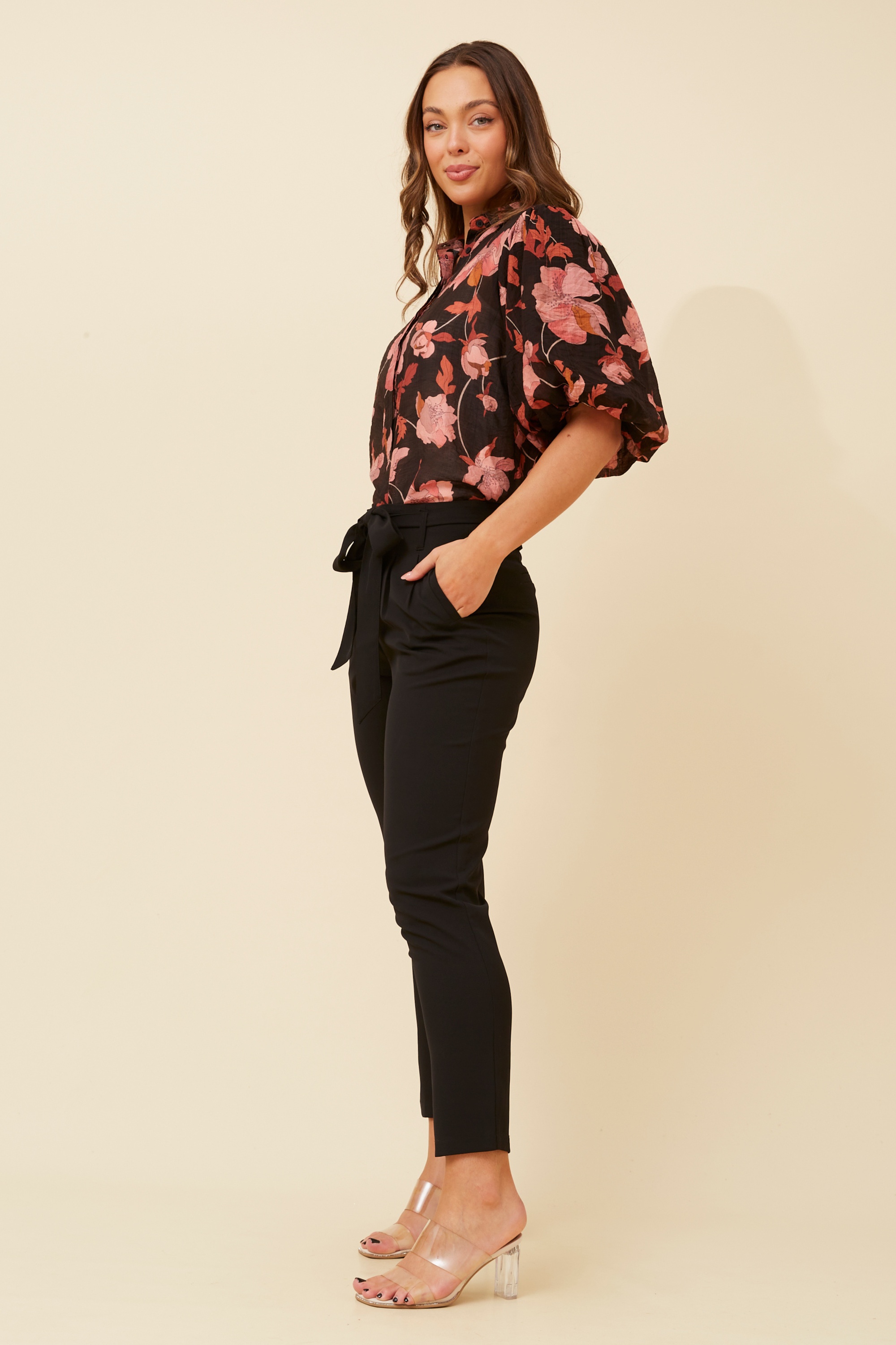 WILKIE FLORAL PRINT BLOUSE