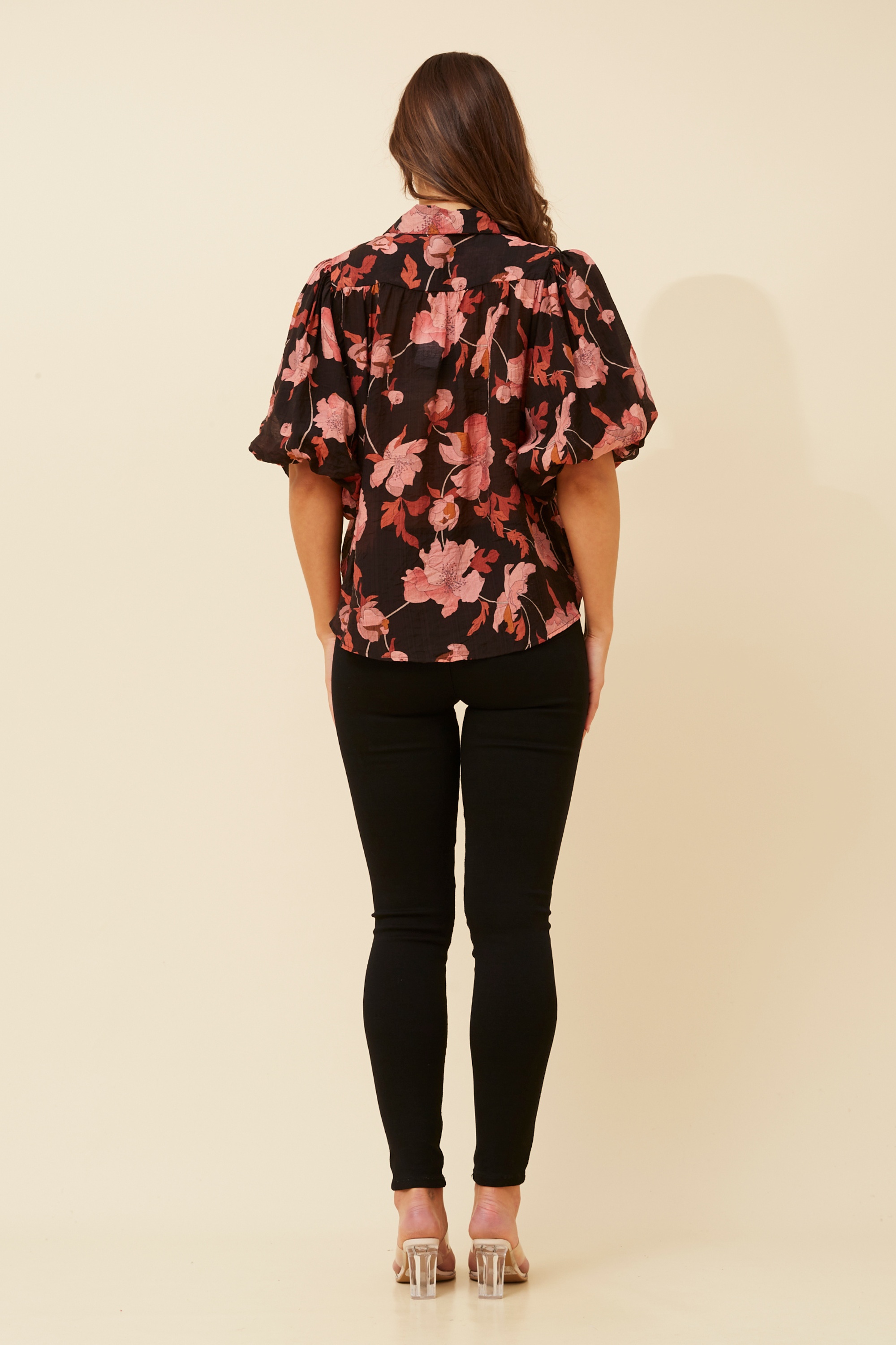 WILKIE FLORAL PRINT BLOUSE