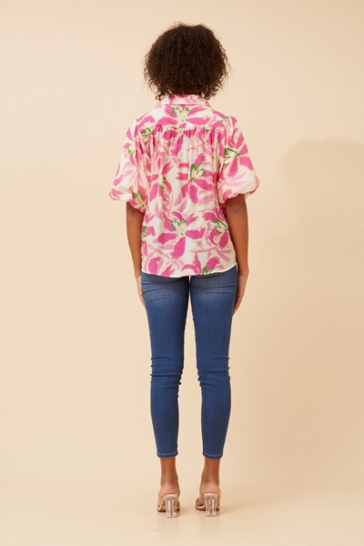 WILKIE FLORAL PRINT BLOUSE
