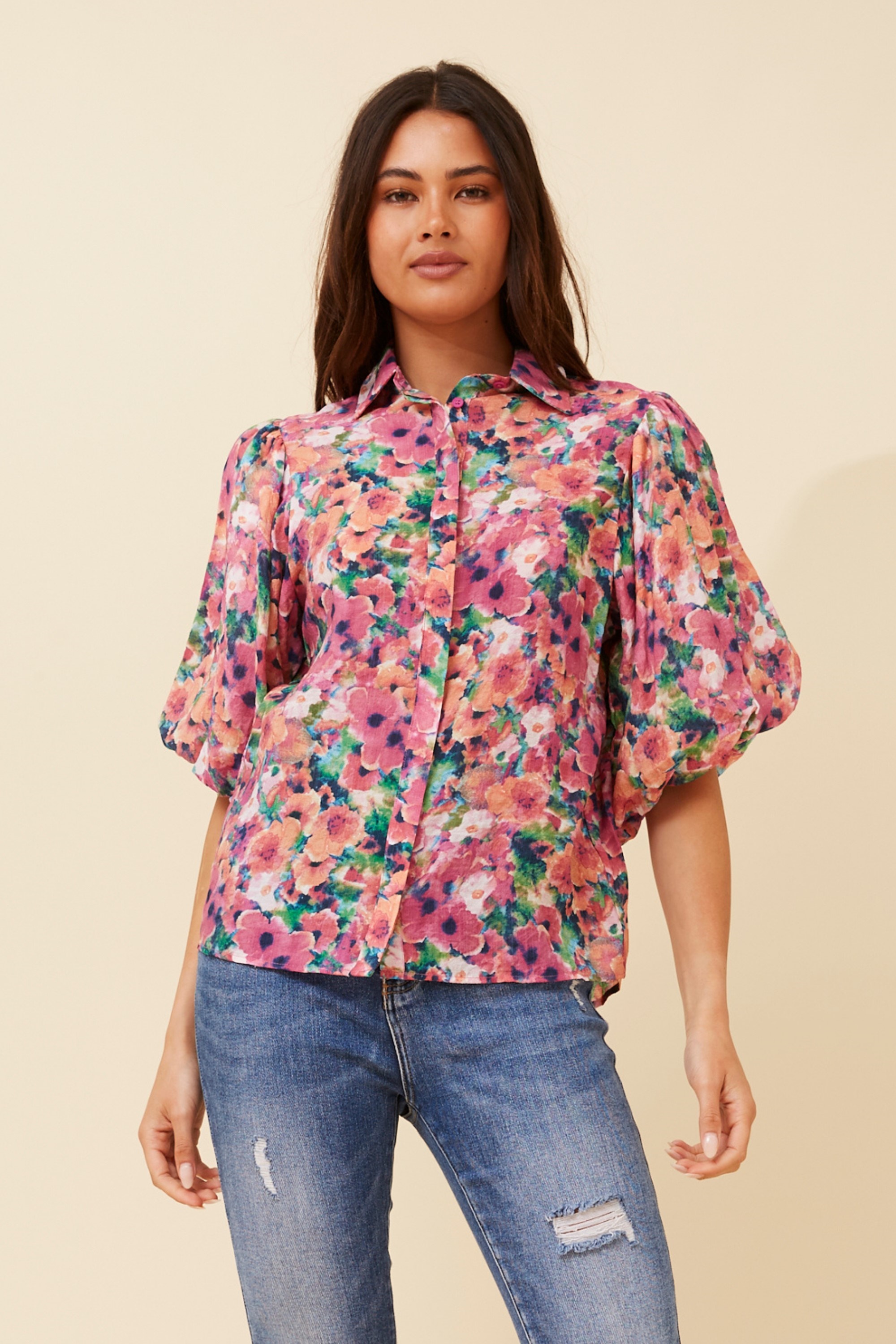 WILKIE PUFF SLEEVE SHIRT