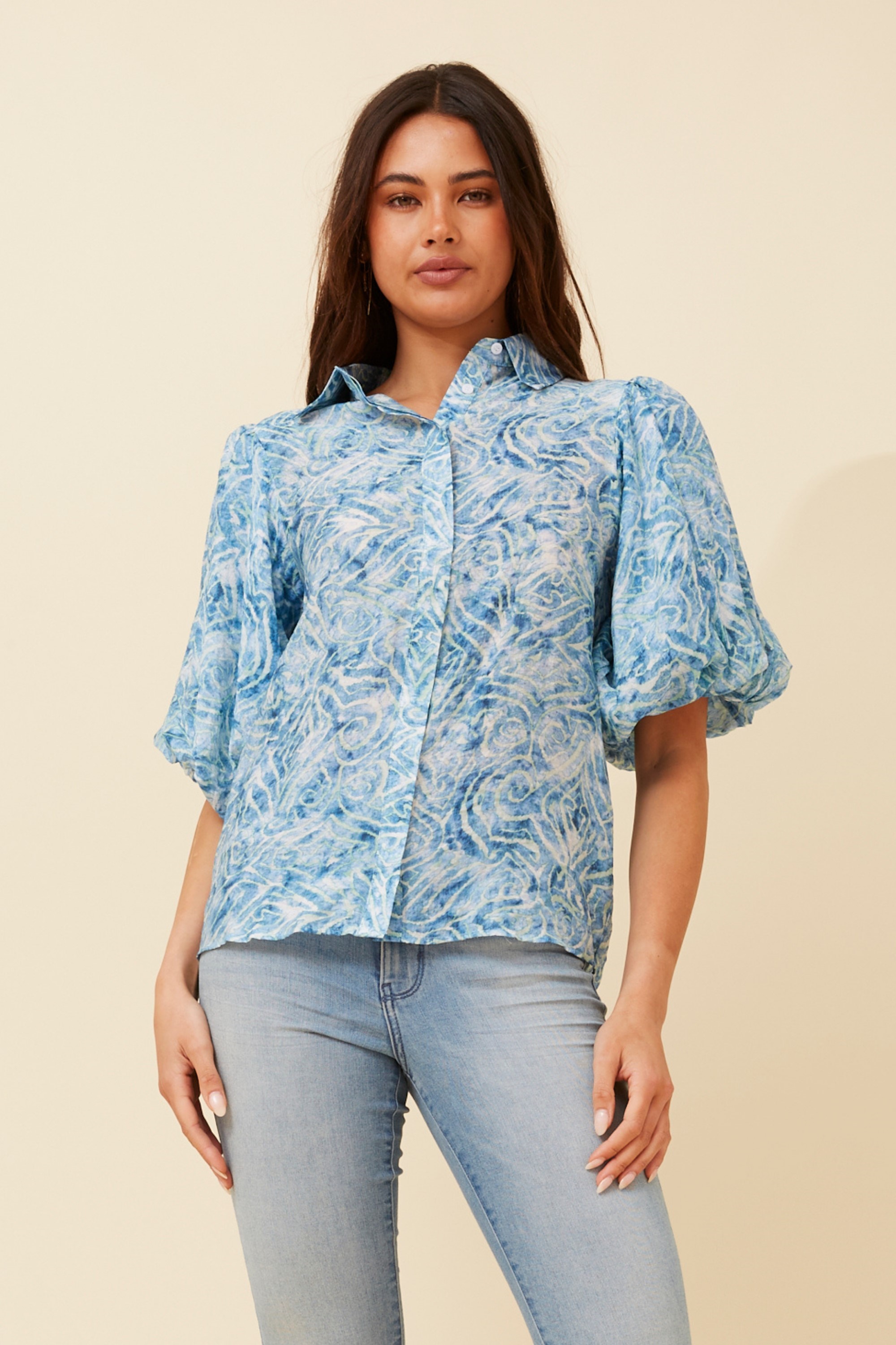 WILKIE PUFF SLEEVE SHIRT