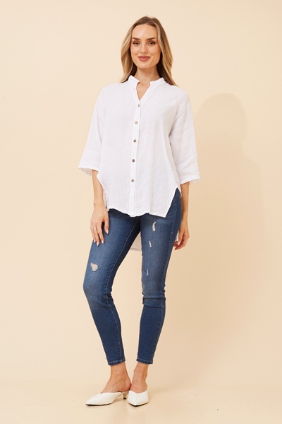 WILNA SOLD LINEN SHIRT