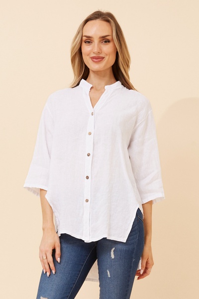 WILNA SOLD LINEN SHIRT