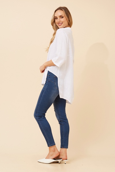 WILNA SOLD LINEN SHIRT