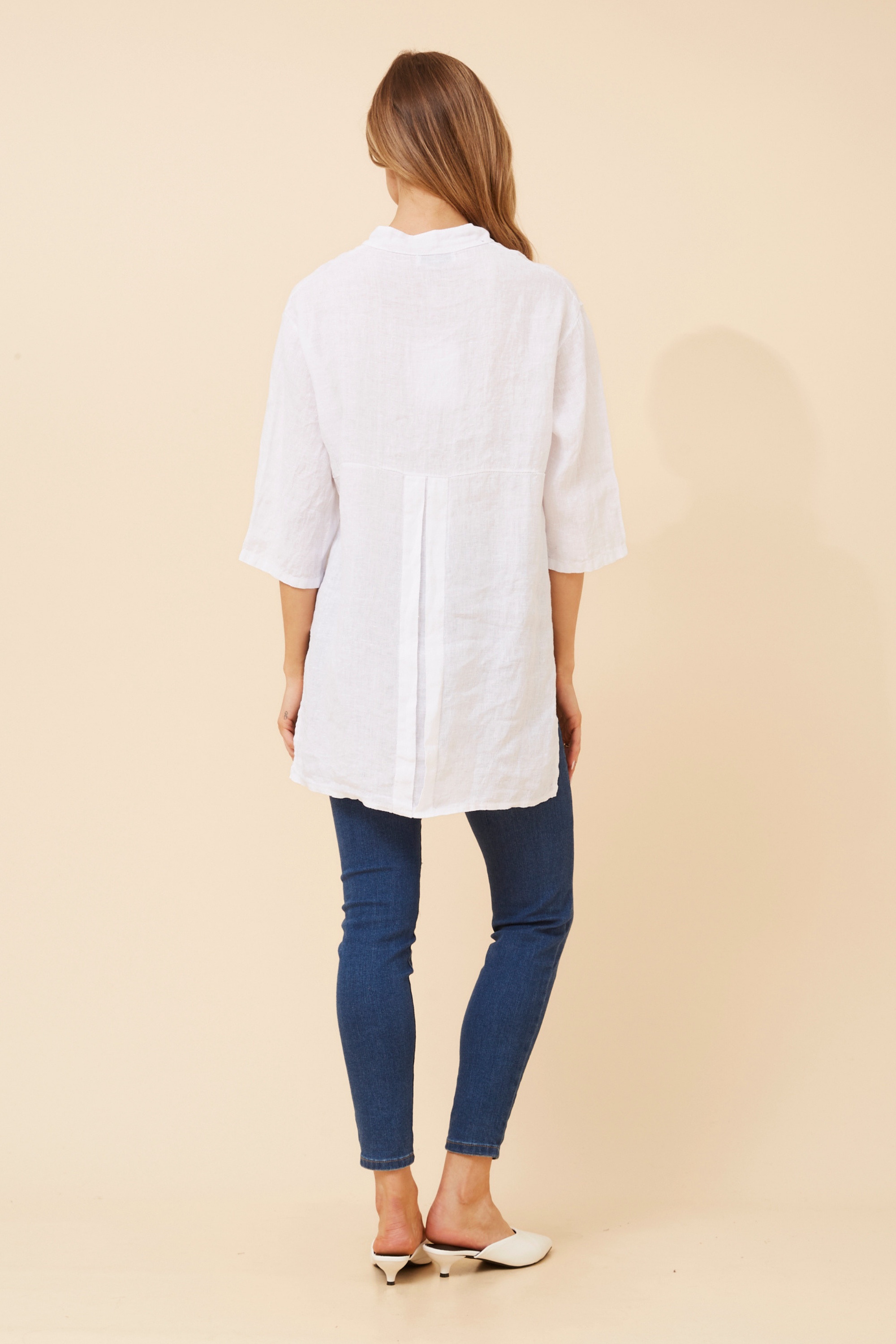 WILNA SOLD LINEN SHIRT