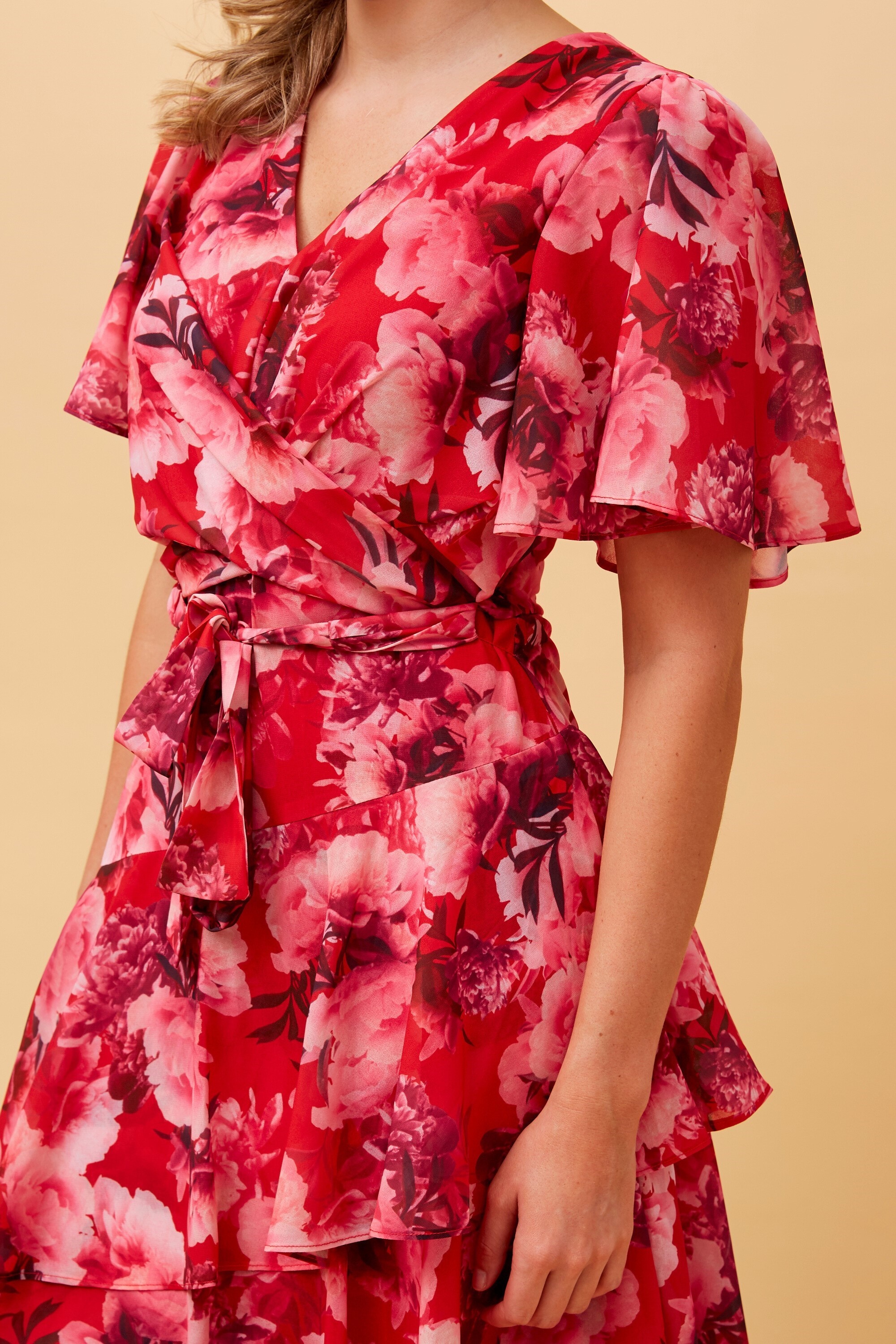 WINDSOR FLORAL MIDI DRESS