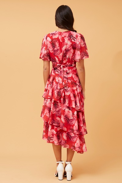 WINDSOR FLORAL MIDI DRESS