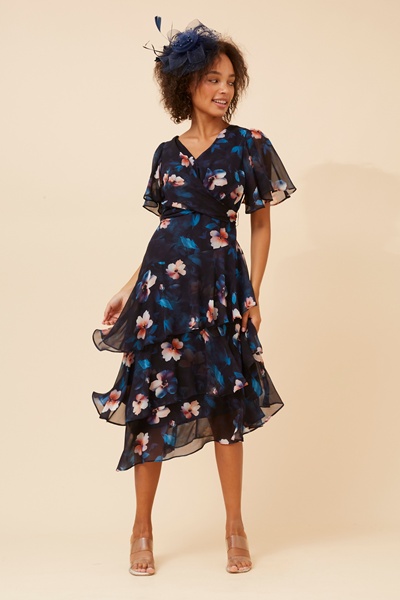 WINDSOR FLORAL MIDI DRESS