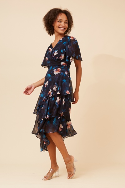 WINDSOR FLORAL MIDI DRESS