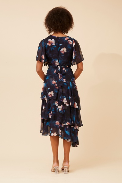 WINDSOR FLORAL MIDI DRESS