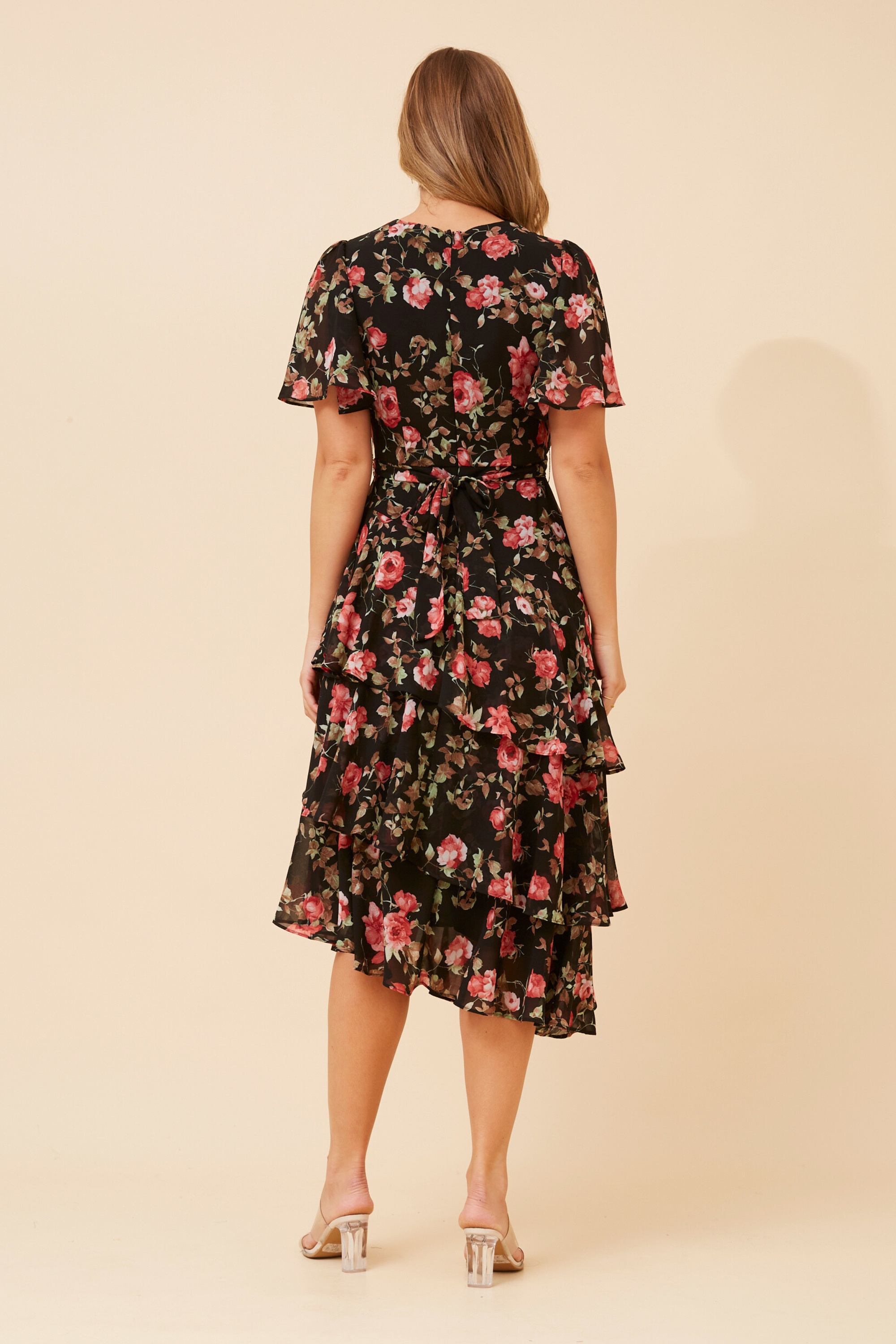 WINDSOR FLORAL MIDI DRESS