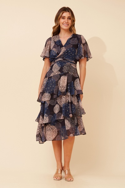 WINDSOR FLORAL MIDI DRESS