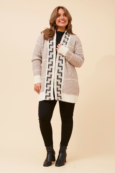 WYLDA JACQUARD KNIT CARDIGAN