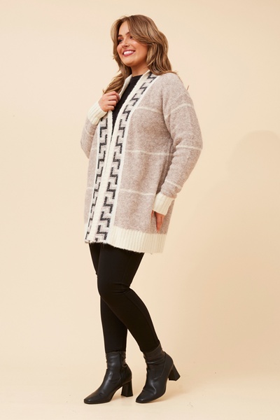 WYLDA JACQUARD KNIT CARDIGAN